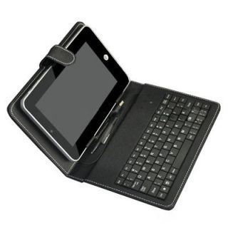Leather Case with keyboard USB for Tablet Galaxy Tab Samsung MID