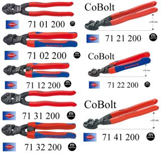 KNIPEX CoBolt ® Compact Bolt Cutter 7101 7102 7112 7121 7122