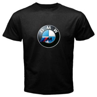 BMW M Car Motorsport Logo T Shirt Men Black Color S, M, L, XL