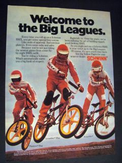 80s image of BMX Dirt Bike Phantom & Scrambler by Schwinn 1981 Print