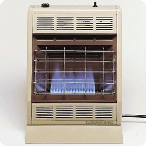 20K BTU BF20 Vent Free Blue Flame Thermostatic Natural / LP Gas Heater
