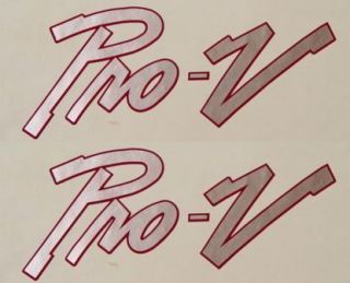 LUND PRO V 14 x 6 INCH BOAT DECALS (Pair) decal