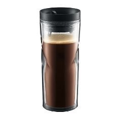 BODUM Travel Mug, 0.45l/15oz, with Black Lid (11042 01)
