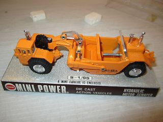 Cox Mini Power 195 scale Mitsubishi Hydraulic Motor Scraper Tractor