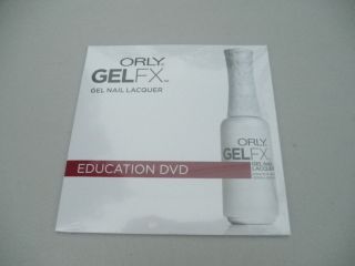 Orly Gel FX GELFX Gel Nail Lacquer Education DVD.