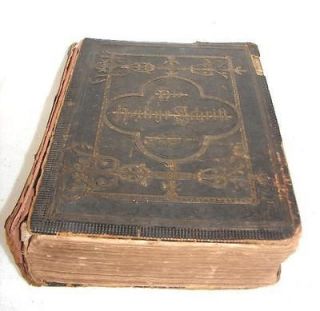 DIE HEILIGE SCHRIFT Large Antique 13 Pound German Bible