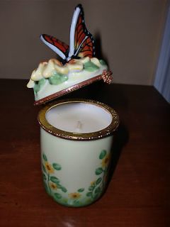 VTGThe Bombay Company of CanadaHinged Butterfly Porcelain Trinket w