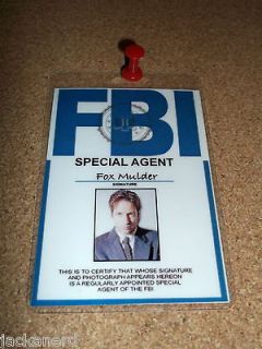 BONES Seeley Booth PVC ID Card Badge Special Agent Identification Made