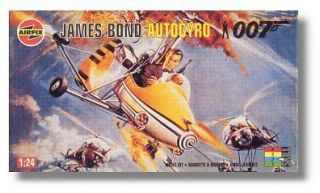 JAMES BOND  AutoGyro Little Nellie Airfix Model Kit