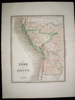 Peru   Bolivia   Marmocchi 1858