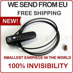 Invisible/Micr o GSM Spy Earpiece/ Earphone Bluetooth Cheat Exam Test
