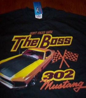FORD MUSTANG 302 THE BOSS T Shirt MEDIUM NEW w/ TAG