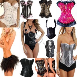 SEXY 15 Styles Lace up pure Corset G string SIZE S M L XL 2XL 3XL 4XL