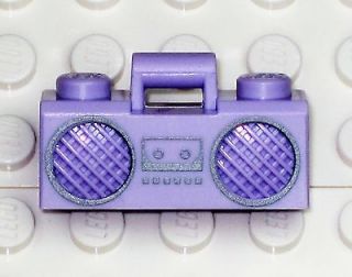 Minifig City Town Belville Radio Music Tape Player PURPLE BOOMBOX A65