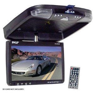 PYLE 9 Flip Down Screen DVD Player Wireless FM Car Truck TV Movie