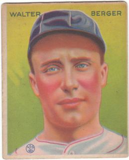 1933 Goudey   Walter Berger   Boston Braves