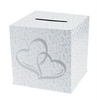 Two Hearts Wedding Card Money Box Beautiful Reception Addition
