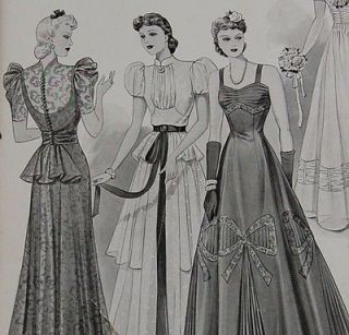 Vintage Clothing Catalog 1930/40s French Catalogue Ladies Elegant