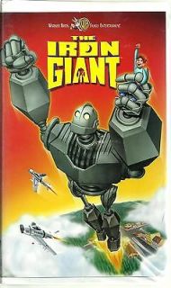 The Iron Giant (VHS, 1999, Clamshell) ~ USED ~ Warner Bros.