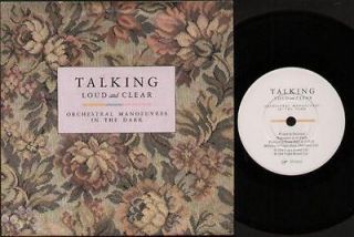 OMD TALKING LOUD AND CLEAR 7 PS, B/W JULIAS SONG, VS 685
