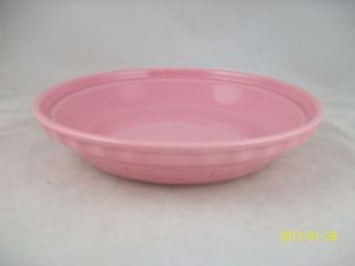 Pottery Grandma Bonnies Pie Plate Pink Horizon of Hope Bonnie
