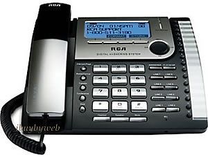 RCA 25825 8 Line Corded Phone for use with 25801 Router