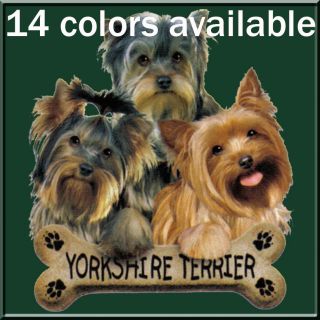 Dog Bone T Shirt S,M,L,XL,2X,3X ,4X,5X New Yorkshire Terrier Breed