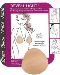 Reveal Light Self Adhesive Bra Cups Backless Strapless Provide Lift