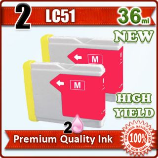 LC51 NEW Ink Cartridge LC51M For Brother Printer MFC 885CW MFC 440CN