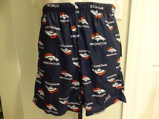NWT NFL Denver Broncos Youth Boxer Shorts Sizes S (8)   XL( 18/20)