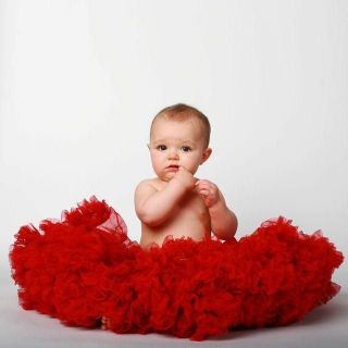 RED Boutique Fluffy Pettiskirt 4 Sizes Available Newborn   5 Years