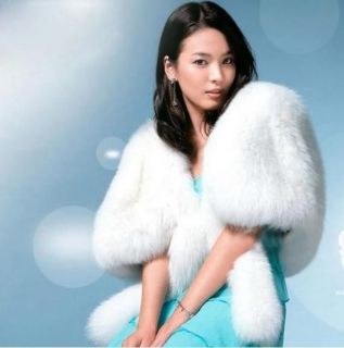 New Ivory bridal accessories artificial fur shawl wrap Shrug coat