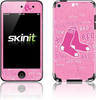 Skinit Boston Red Sox Pink Primary Logo Blast Skin for iPod Touch 4th