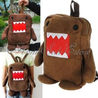 Domo Kun Figure Plush Soft Cartoon Cute Backpack School Shoulder Bag