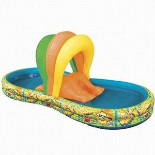 Double Slide Splash Inflatable Swimming Pool Water Arch