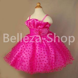 Wedding Flower Girls Party Pageant Dress Size 2T 10