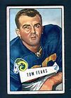1950 Tom Fears RC Rams Player Packers Coach Bowman 51