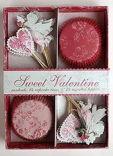 MERI MERI Sweet Valentine Cupcake Kit NEW HEARTS LOVE WEDDING SHOWER