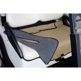 Golf Cart Seat Blanket Tan/Gray, from Brookstone