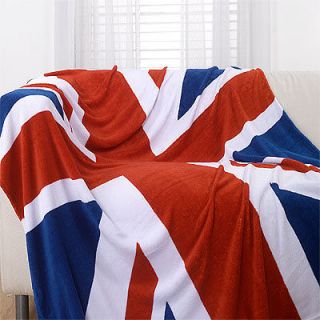 Union Jack / British Flag Luxury Super Soft Microfibre Throw, 150 x