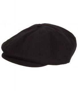 Brixton Clothing Brood Newsboy Cap/Hat   Black Herringbone   NEW