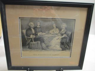 George Washington Family Lithograph