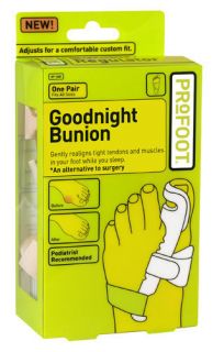 Profoot GoodNight Bunion, Adjustable Splint Bunion Regulator   1 Pair