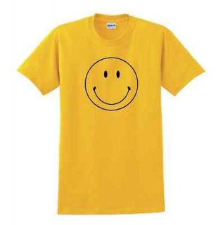 Retro Smiley face tshirt Smily shirt 60s hippie Forrest Gump YOUTH