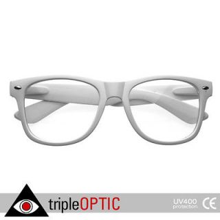 Original Buddy Holly Clear Lens 60s Retro Fashion Wayfers Nerd Glasses