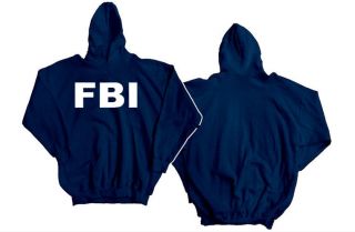 FBI ~ HOODIE federal bureau investigation novelty ALL SIZES AND