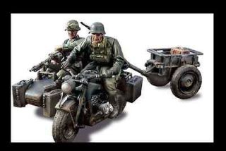 FORCES OF VALOR 1/32 GERMAN ZUNDAPP MOTORCYCLE WITH SIDECAR 82008