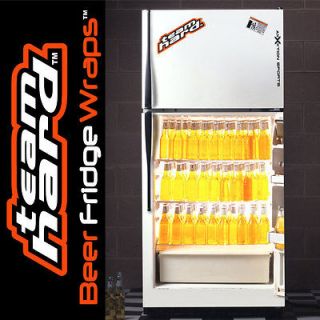 Full Beer Fridge Vinyl Graphics Decal Refrigerator Kegerator Cooler by