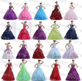 New Stock Prom Ball Dress Gown Size*6 8 10 12 14 16