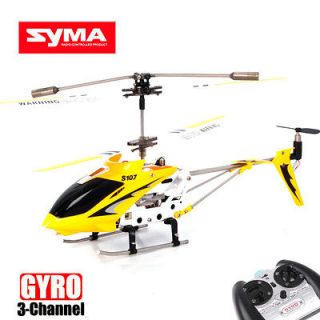 Mini 3CH IR Wireless R/C Remote Control Helicopter With Gyro Yellow